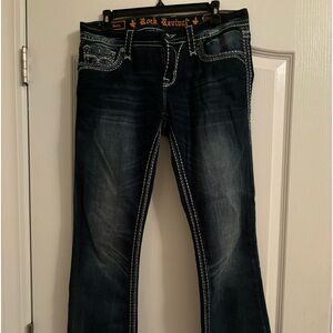 Rock Revival Boot cut dark denim jeans